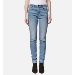 DENIM x ALEXANDER WANG 001 Skinny Light Indigo Fade Women's Size 27 Stretch Blue